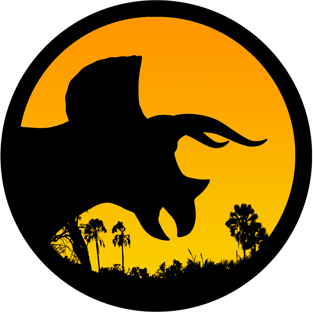 Badge rond à épingle - Triceratops