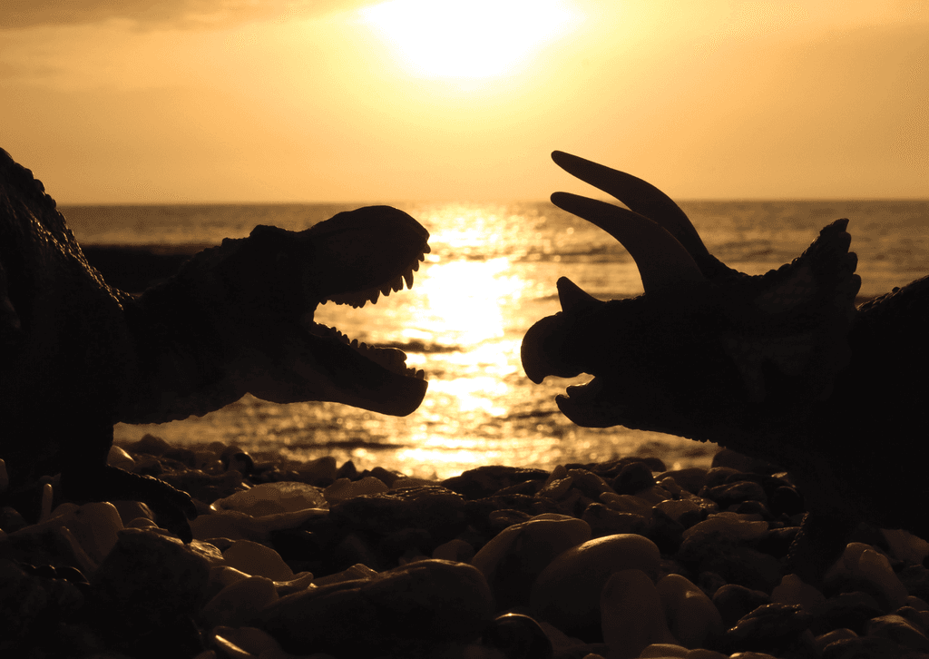 Carte - T. rex VS Triceratops